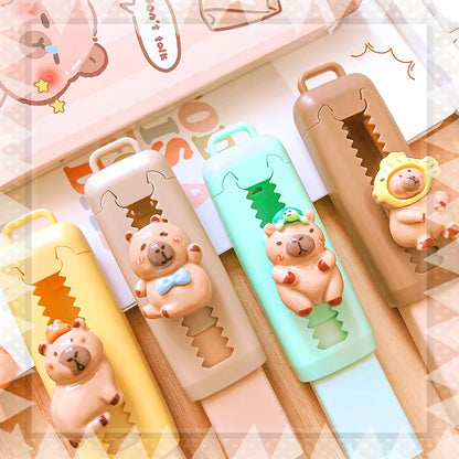 Kawaii Stationery Aesthetic stationery Office supplies school items Gift for kids Eraser  Cute Capybara  Eraser funny Rubber