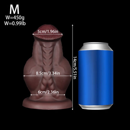 S-XXXL Thick Dildos Silicone Anal Plug Horse Knot Big Buttplug BDSM Sex Toys for Women Men Anal Dilation Plug with Suction Cup