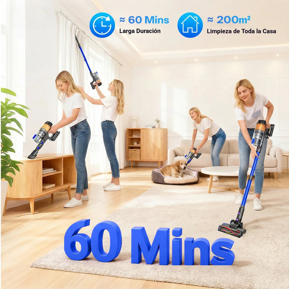 COTIAR R11 500W 50000PA Power Handheld Cordless Wireless Vacuum Cleaner for Home Appliance 1.2L Dust Cup Removable Battery