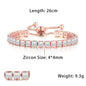 Fashionable Zircon Tennis Bracelets for Women Dazzling Various Shape Crystal Chain on Hand Trend Sexy Party Accessories Jewelry