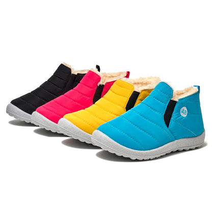 Fashion Girls Shoes Winter Girls' boots Children Ankle Boots Comfortable Slip On Waterproof Upper Lightweight Kids Shoes