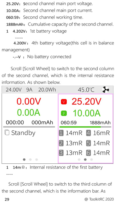 ToolkitRC M6D V3 Charger Black DC 500W Intelligent Dual Channel 1S 2S 3S 4S 5S 6S Toy Model Car Lithium Battery Fast Charging