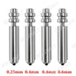 Upgrade Anycubic Kobra X Hotend Durability Bimetallic Nozzle For Anycubic Kobra X 0.2/0.4/0.6/0.8mm 3D Printers Accessories