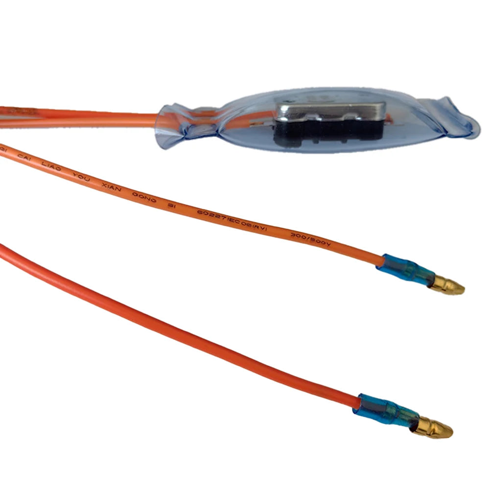 Replacement Fridges Defrost Thermostator AC 250V 10A-7 Celsius Bimetal Refrigerator Defroster Thermostat -7Degree 2 Cables