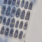Wild Daisy Crystal Diamond Nail Sticker 5D Adhesive Flower Trendy Nail Art Stickers DIY Nail Art Decorations 3D Manicure Decals