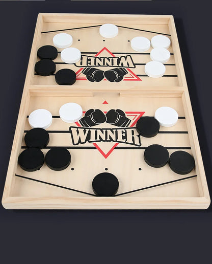 Table Hockey Paced Sling Board Puzzles Game Fast Winner Party Desktop Battle Chess Parent-child Interactive Toys For Children
