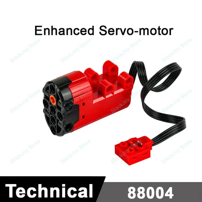 MOC Power Functions M/L/XL Motor Battery Box IR Remote Receiver for RC Car Robot Model Building Blocks Technical Modified Parts