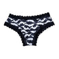 Underwear Women's Lace Edge Sexy Panties Gothic Style Lingerie Rose Skull Personalized Comfortable Breathable Triangle Pants