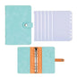 2024 Budget Binder A6 PU Leather Notebook Cash Envelopes System Set Clip-On Binder Pockets For Money Saving Bill Organizer Gifts