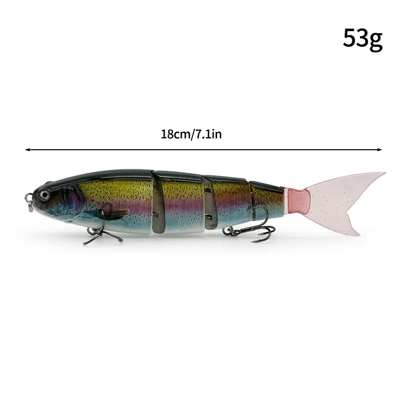 11.5cm/18.5g Balam Glide Bait Catfish Joint Giant Hard Bait Swimbait for Pike Bass Saltwater Glide Bait Leurre De Pêche