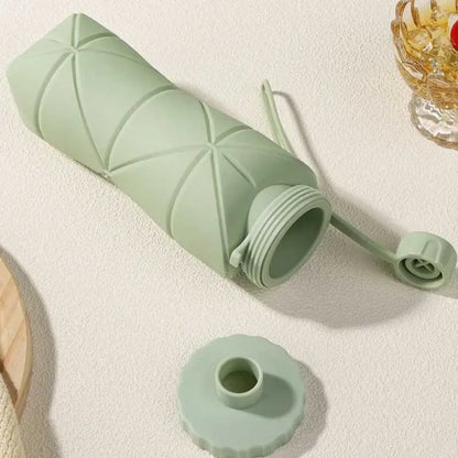 New Creative Silicone Folding Water Cup Outdoor Portable and Scalable Water Cup Sports Water Bottle Travel Water Cup Handy Cup