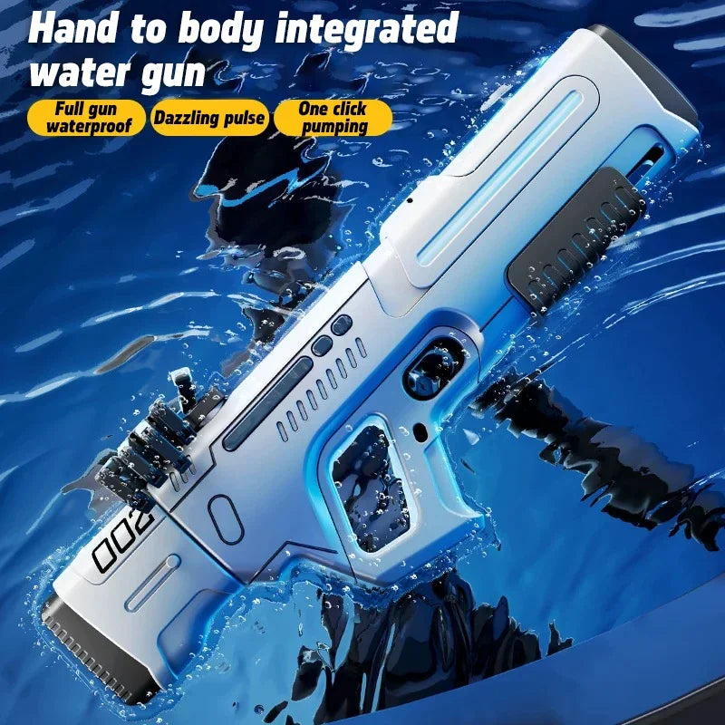 2025 NEW Pulse Electric Water Gun Toy With Fire Spray,Fully Automatic Summer Adult Beach Pool Battle Shooting Water Spray Toy