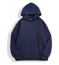 500GSM Heavy Weight Fashion Men's Hoodies New Autumn Winter Casual Thick Cotton Men's Top Solid Color Hoodies Sweatshirt Male