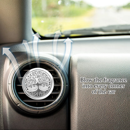 50pcs Perfume Diffuser Cotton Pads Refill Pads for Essential Oil Necklace Aroma Pendant Car Air Freshener Interior Accessories