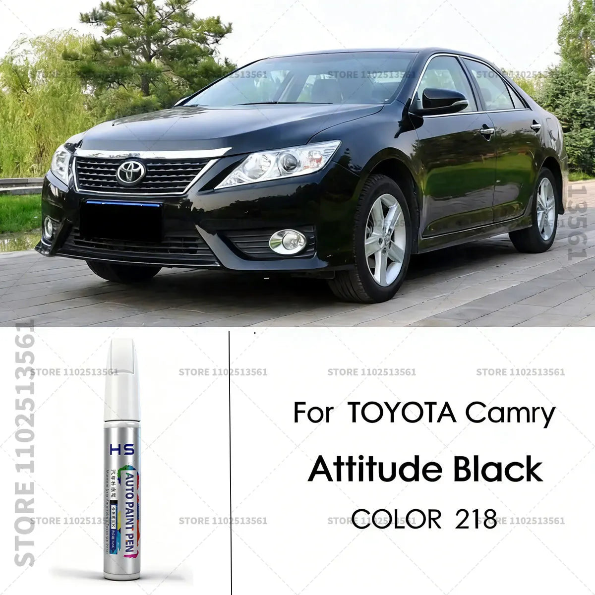 For Toyota Camry Paint Repair Pen Touch Up Scratch Remover DIY Car Accessories White 070 Blue 8W7 Black 209 202 220 Gold 5B2