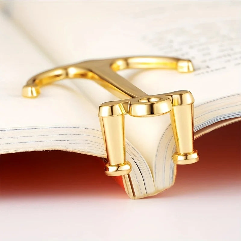 1 Piece Stylish Anchor Metal Bookmark - Durable Reader Page Holder, Perfect Gift or Office Accessory, School Office Supplies