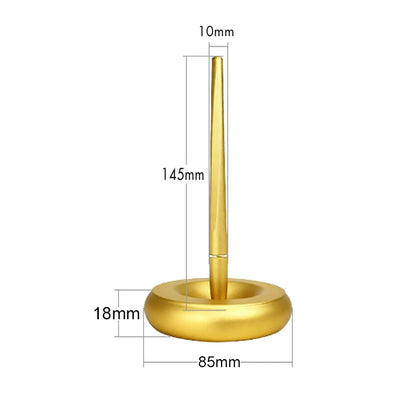 New Creative Aluminum Alloy Magnetic Levitation Self Supporting Signature Pen Business Office Swing Freely Not Fall Pen Gift Box