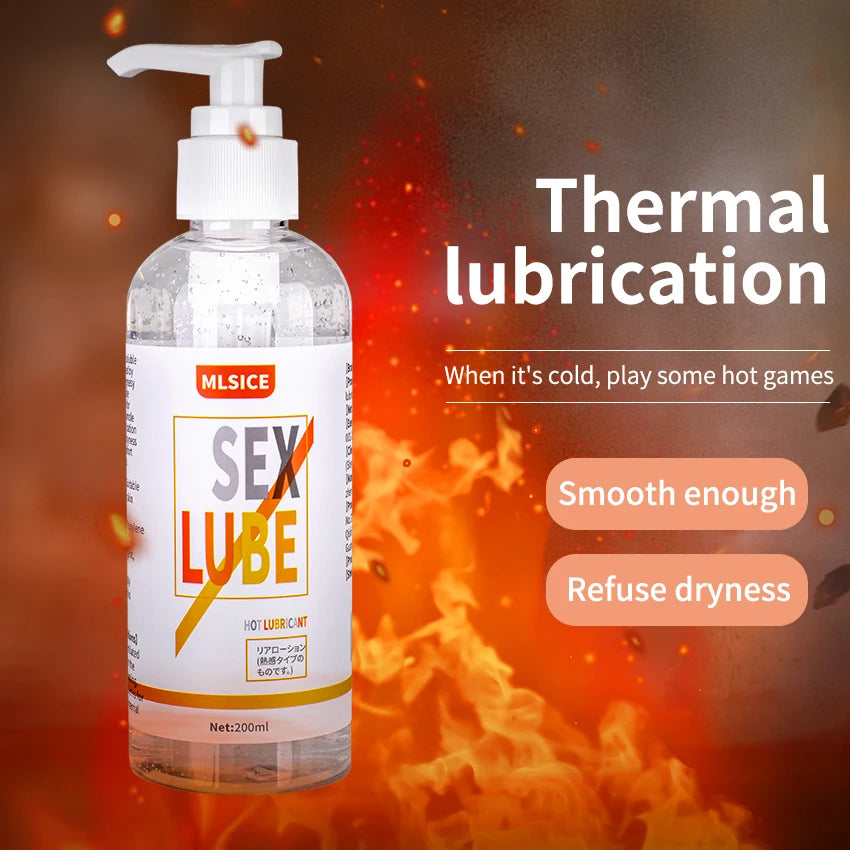 Sex Lube Anal Lubricant Silicone-Based & Water-Based Safe Personal Intimate Semen Lubrication Sexy Toy Gel Women Men 200ml/300ml