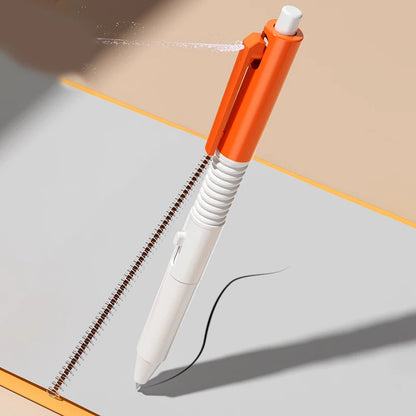 Creative Ballpoint Pen Water Gun Stress Relieving Interactive Toy Pen Children's Party Gifts Funny Prank Retractable Toy Pen