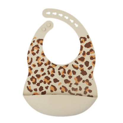 New Arrival Silicone Baby Bibs Silicon Printing Newborn Bib Feeding Burp Cloth Avocado Zoo Tractor Printing Tableware