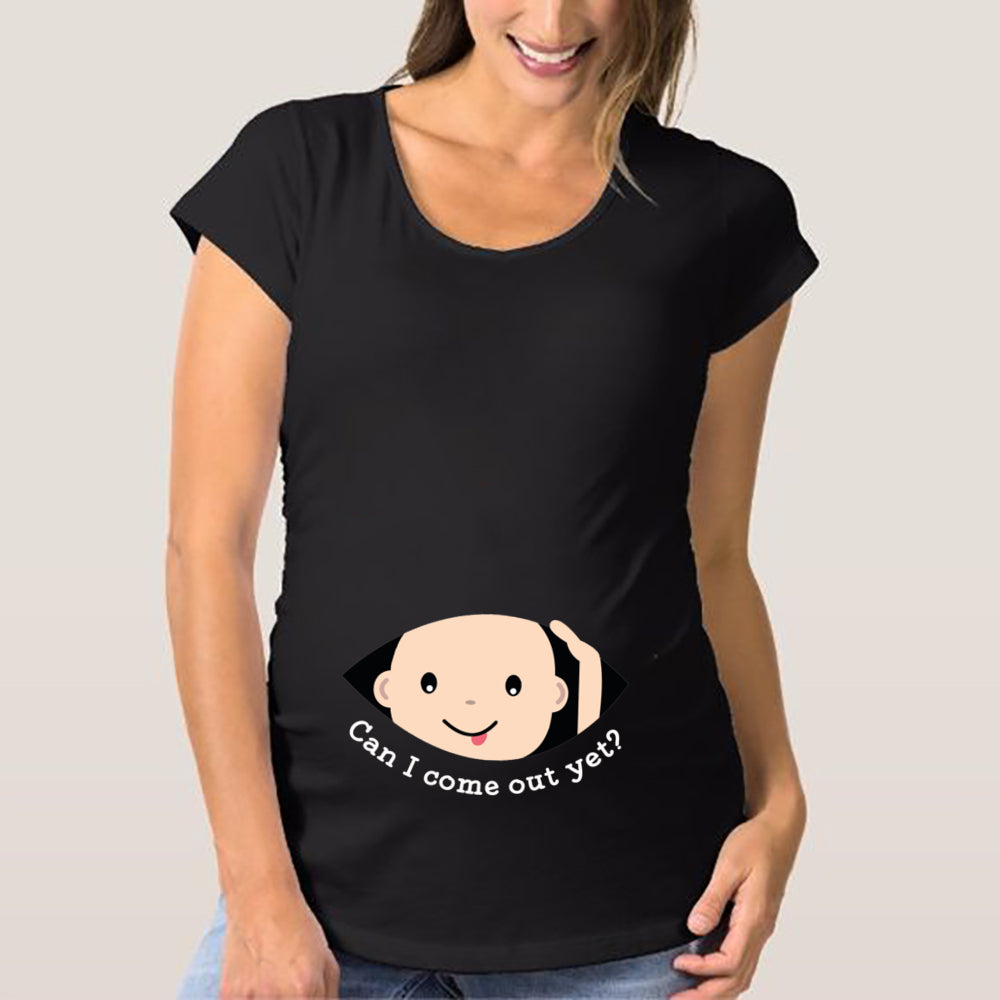 Maternity T Shirts for Women Cute Funny Graphic Pregnancy Gifts Summer Casual Mama Pregnancy Blouses Clothes