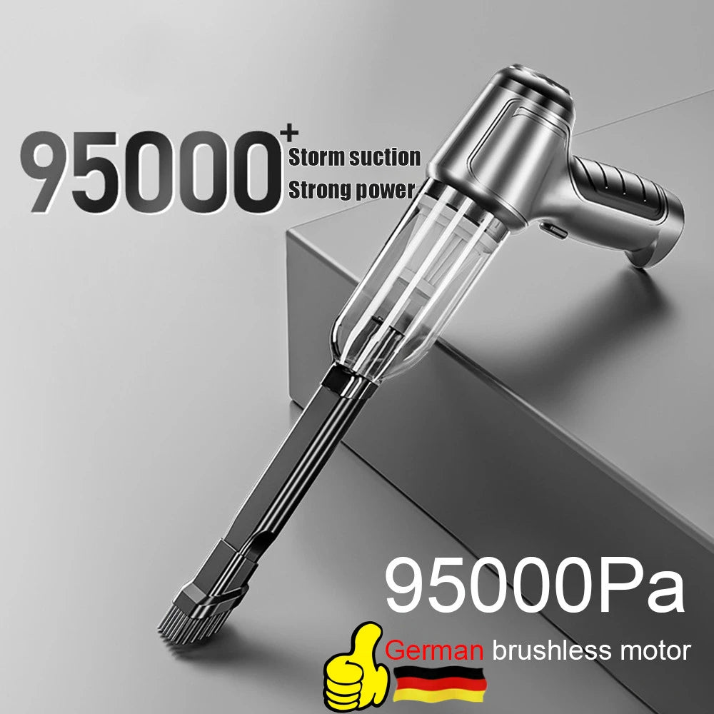 Car Wireless Vacuum Cleaner Portable Handheld120W Blowable Cordless Home Appliance Vacuum Home & Car Dual Use Mini VacuumCleaner
