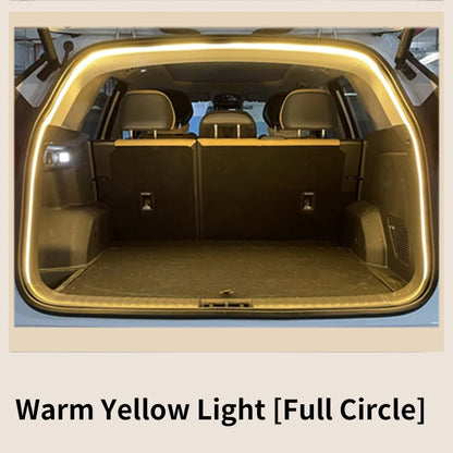1Set Car High Brightness Trunk Lighting Ambient Light Interior Decoration LED Wiring Free Automatic Sensing Tailgate Light Strip