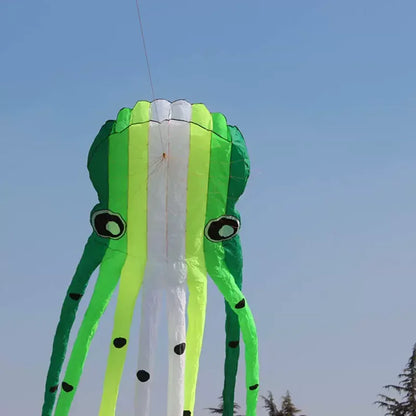 15m / 23m Inflatable Octopus Kite with 3D Suction Cups, Soft Laundry Kite,  Professional Giant Kite for Festival