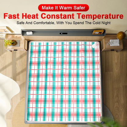 Electric Blanket Heated Mattress 70cm/120cm/150cm Thicker 220V/110V Heater Blanket Electric  Winter Body Warmer Home  EU/US Plug