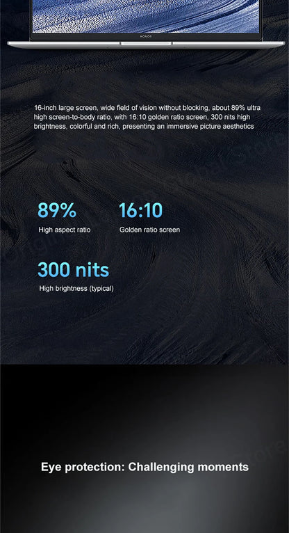 Honor Laptops X14/X16 2024 Riptide Edition R5 7640HS 16GB 512GB/1TB/2TB 60Hz IPS Screen 60Wh Ultra Large Battery Capacity Laptop