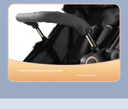 Baby Carriage,Bi-directional ultra lightweight foldable high landscape four wheel shock absorber baby stroller,baby cart