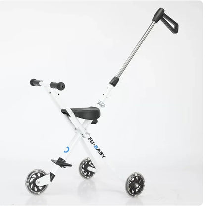 Lightweight Foldable Kids Travel Push Cart Outdoor Stroller for 6 To 12 Years Old Children