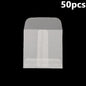 50Pcs/Pack Simple Semi-Transparent Vellum Paper Envelopes Matte Frosted for Postcards Greeting Cards Wedding Invitations