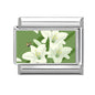 2025 Women's Fashion Colorful Flowers Oil Painting Style Series Italian Charms Fit 9mm Stainless Steel Bracelet DIY Jewelry Gift