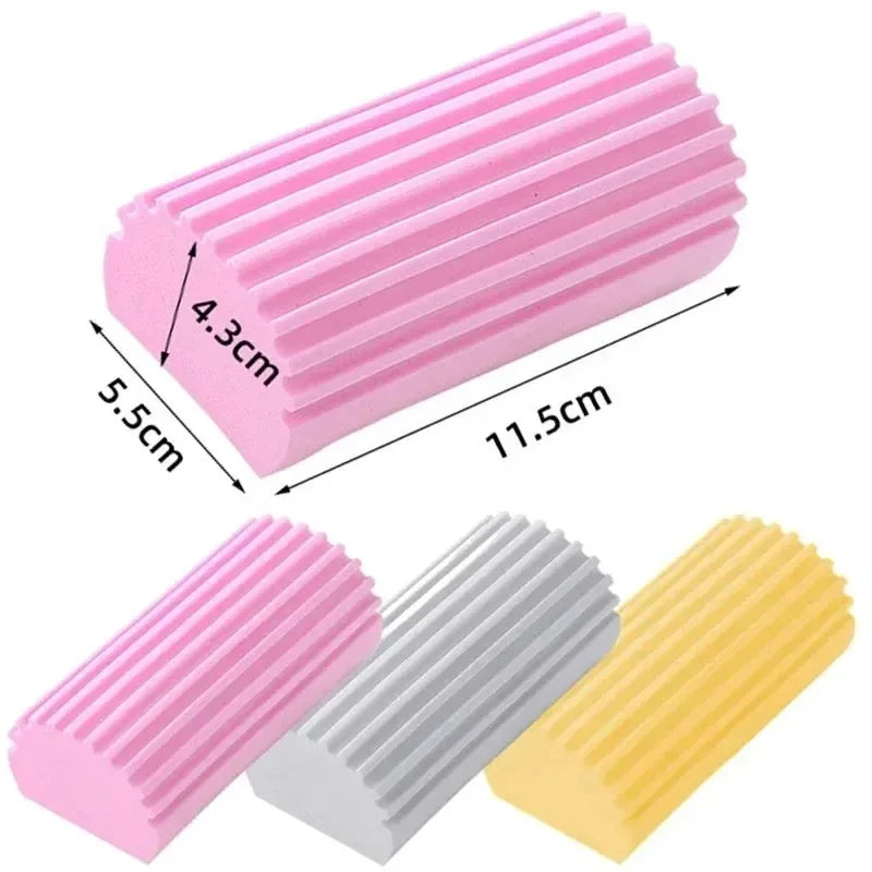 Car Cleaning Sponge 11.5x5.5x4.3 cm Multipurpose Groove Detail Brush Can Also Be Used For Blinds Sofas Armrests  Window Tracks
