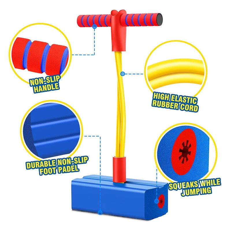 Kids Frog Jumping Balance Toy Outdoor Sports Exercise Equipment - Fitness Bouncing Sound Educational Growth Tool for Children