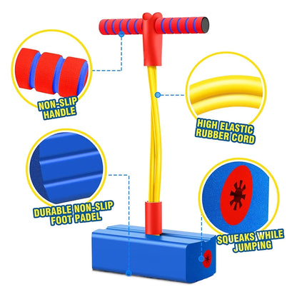 Kids Frog Jumping Balance Toy Outdoor Sports Exercise Equipment - Fitness Bouncing Sound Educational Growth Tool for Children