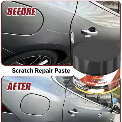 Car Wheel Hub Scratch Refurbishment Paste, Tire Rim Scratch Paint Repair Paste - Aluminum and Steel Rings Dent Restore Care
