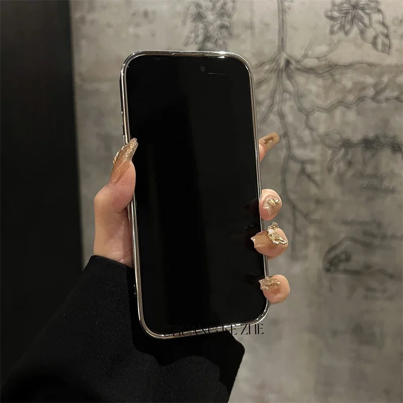 Luxury Plating Leopard Texture Leather Case For iPhone 17 16 15 14 Plus 13 12 11 Pro Max Lens Protection Shockproof  Cover Capa