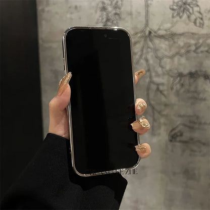 Luxury Plating Leopard Texture Leather Case For iPhone 17 16 15 14 Plus 13 12 11 Pro Max Lens Protection Shockproof  Cover Capa