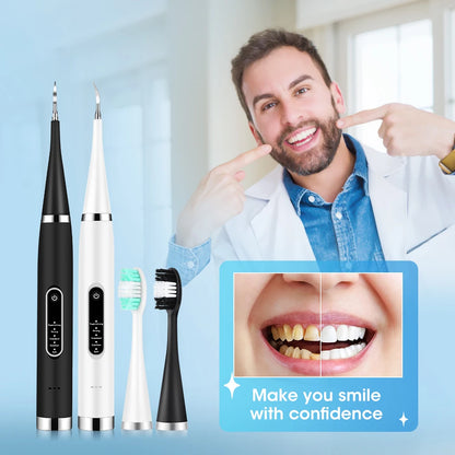 Electric Dental Scaler For Teeth Tartar Stain Tooth Calculus Remover Electric Teeth Plaque Cleaner Dental Stone Removal