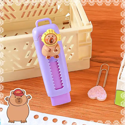 Kawaii Stationery Aesthetic stationery Office supplies school items Gift for kids Eraser  Cute Capybara  Eraser funny Rubber