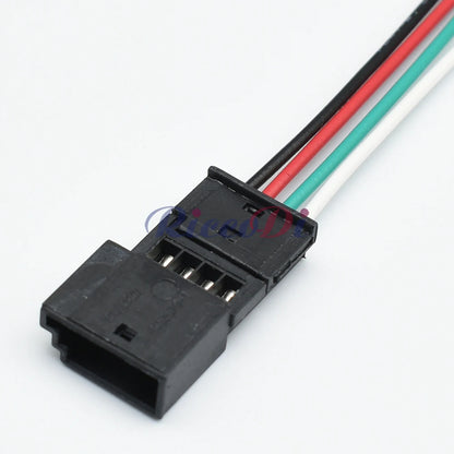 1 Set 4 Pin Automotive Connector Car Ambient Light Door Light Wire Harness Plug 968813-9 838069609 0-1452576-1 968813-1