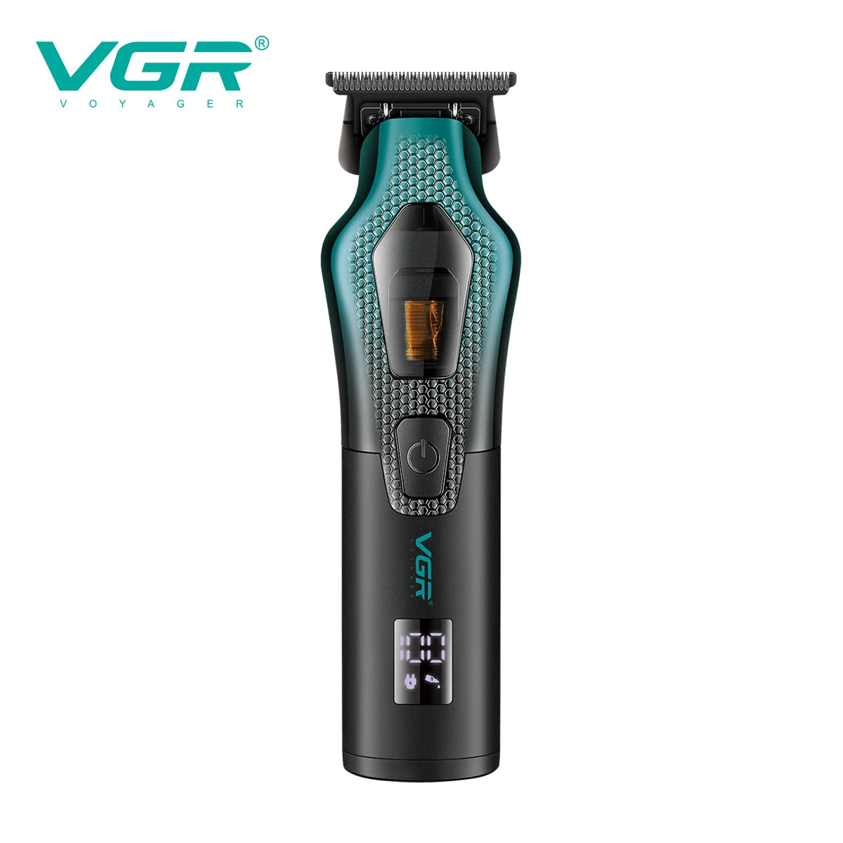 VGR electric hair clipper men's oil head carving electric push gradually changing color metal body 11000 RPM hair clipper V-997