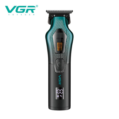 VGR electric hair clipper men's oil head carving electric push gradually changing color metal body 11000 RPM hair clipper V-997
