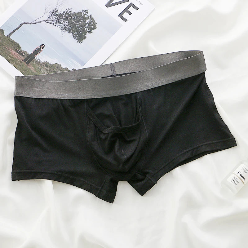 Men Boxers Sexy Underwear Long Penis Pouch Boxershorts Underpants Male Hombre Elephant Bulge Panties Lingerie