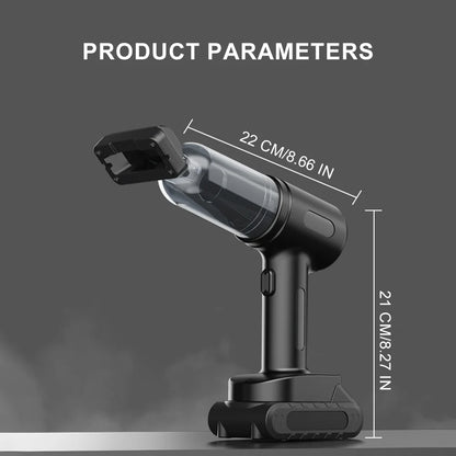 Handheld Wireless Vacuum Cleaner 100W Powerful High-Speed Air Duster Portable Cleaning Appliance Wet and Dry Car Vacuum Cleaner