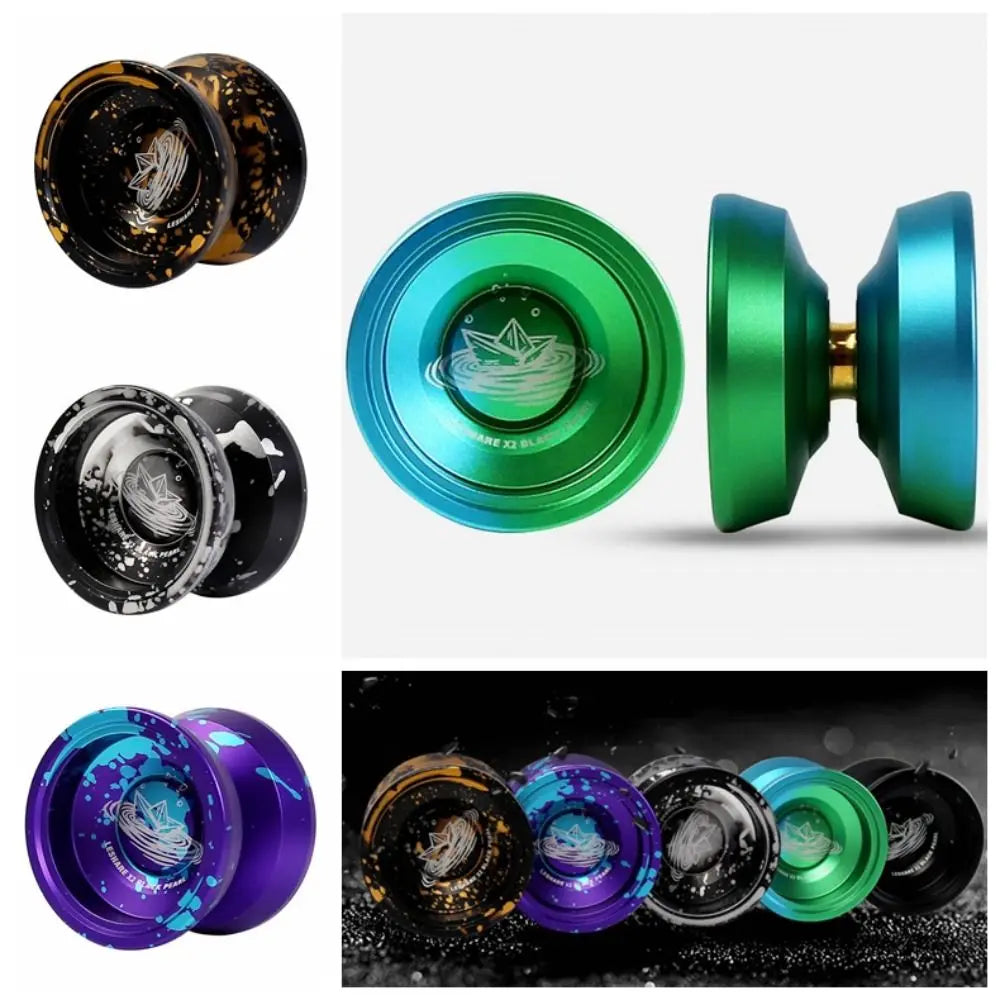 Classic Aluminum Alloy Yoyo Ball Bearing Strings Professional Metal Yoyoball Competitive Stable Yo Yo Beginners Advanced