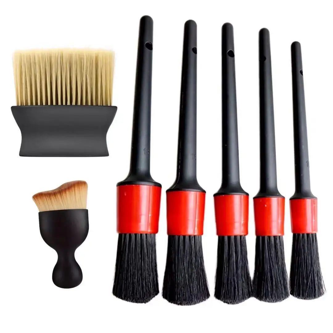 Car Wash Cleaning Detailing Brushes Automotive Interior Dust Brush Dashboard Air Outlet Cleaning Brush Auto Wheel Brush