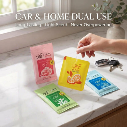 6 Assorted Scents Hanging Air Freshener, 30 Days Long-Lasting Fragrance, Car & Home Deodorizer, Great for Gifting
